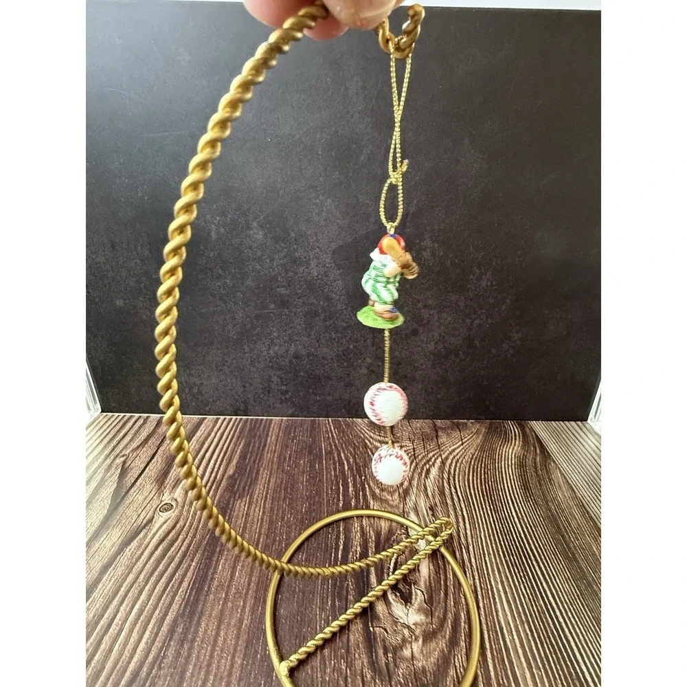 2 Vtg Christmas Ornaments 4.5